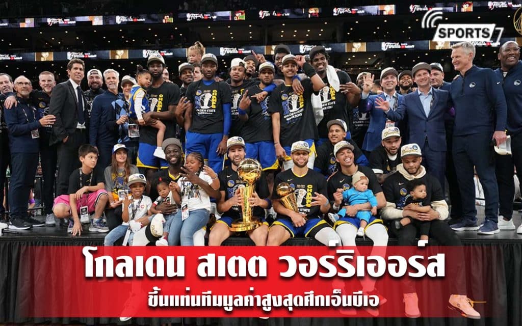 โกลเดน สเตต วอร์ริเออร์ส ขึ้นแท่นทีมมูลค่าสูงสุดศึกเอ็นบีเอ
