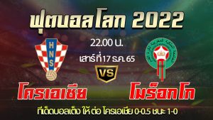 วิเคราะห์บอลเต็ง เกมนัดชิงอันดับสามของศึกฟุตบอลโลก 2022 ทางโครเอเชีย รองแชมป์เก่าที่ไปไม่ถึงนัดชิง ต้องลงทำศึกครั้งสุดท้ายในทัวร์นาเม้นท์นี้กับ โมร็อกโก ทีมที่ทำผลงานมาไกลเกินคาด เกมนัดนี้มีความหมายต่อทั้งสองทีมแน่นอน