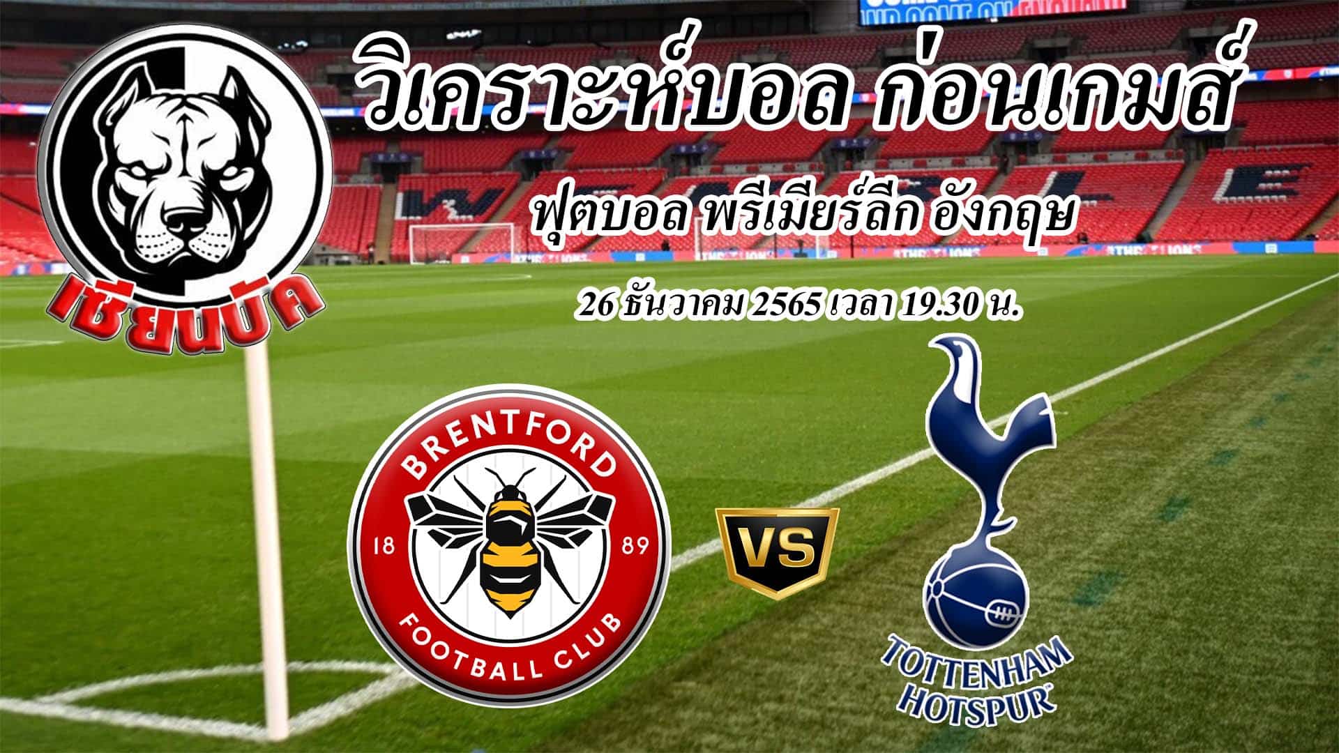 วิเคราะห์ฟุตบอล พรีเมียร์ลีก 'ผึ้งพิฆาต'เบรนท์ฟอร์ด เตรียมเปิดบ้านต้อนรับการมาเยือนของ “ไก่เดือยทอง”ท็อตแน่ม ฮอทสเปอร์ส