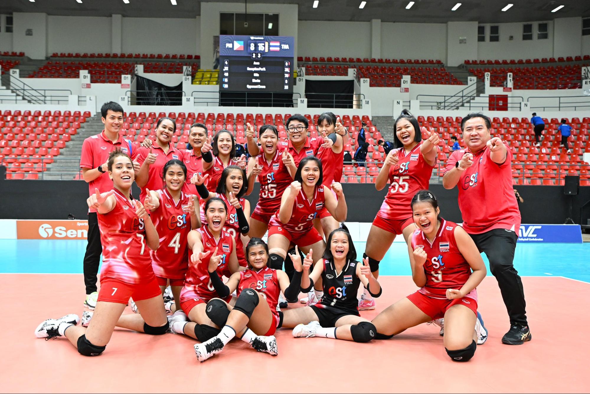 วอลเลย์บอลสาวเยาวชนไทย - ไล่ทุบ อุซเบกิสถาน ผ่านเข้าไปชิงอันดับ 5 ดวล ฟิลิปปินส์