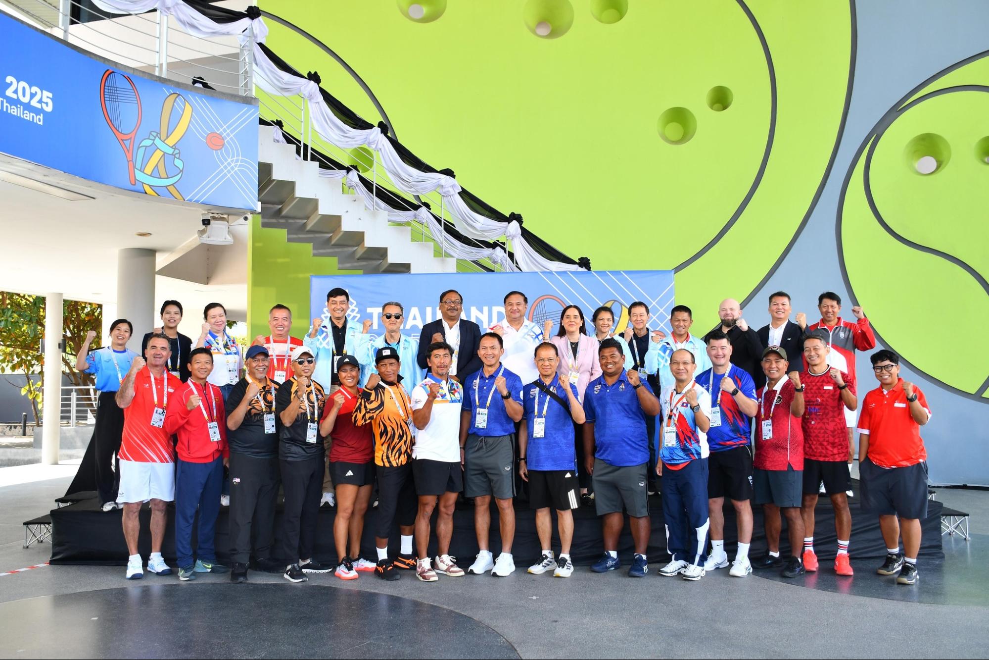 เทนนิสซีเกมส์ - จัดสายประเภททีมไทยการันตีแล้ว 2 ทองแดง