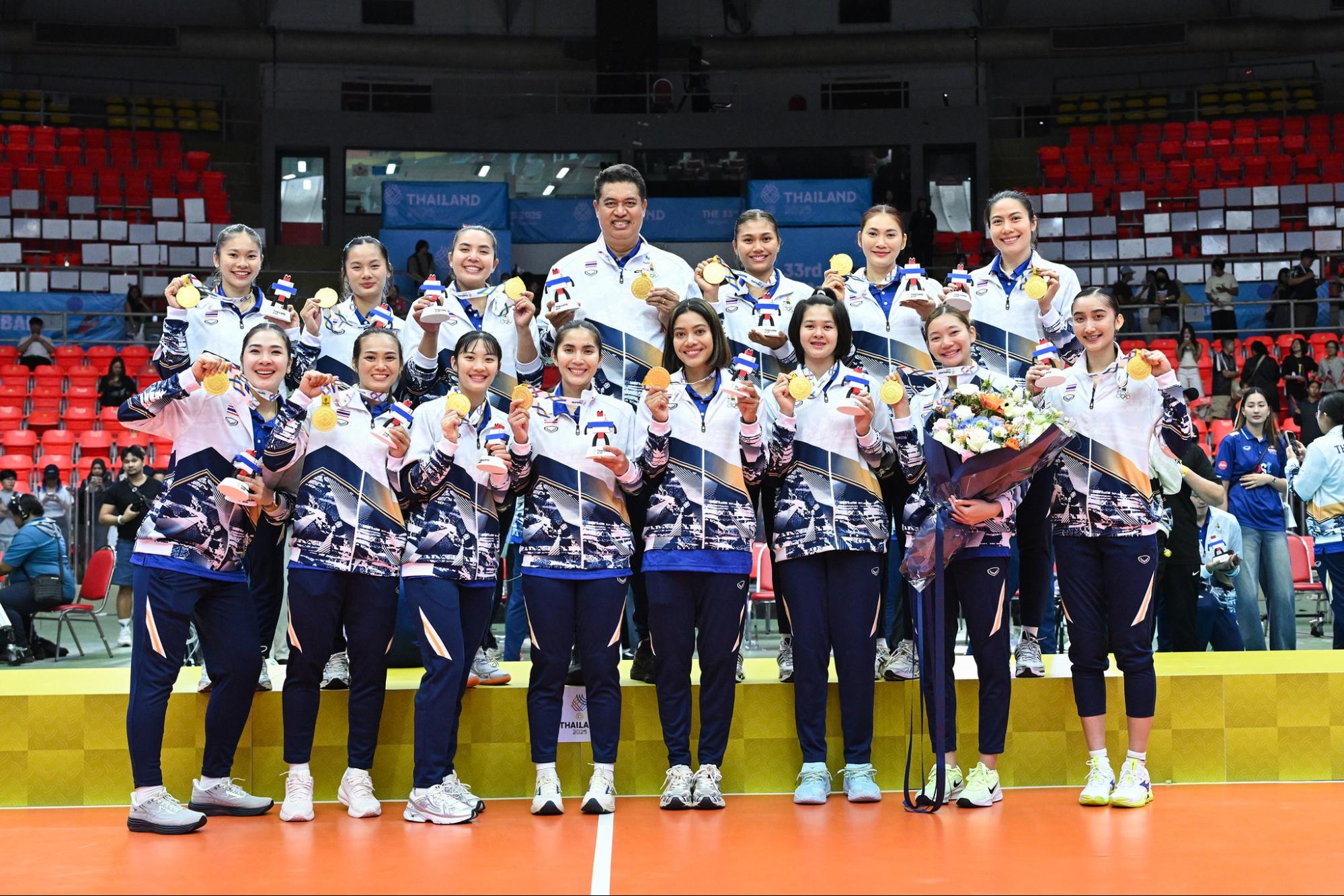 ตบสาวไทย - สู้สุดใจเฉือนชัย เวียดนาม ผงาดแชมป์ซีเกมส์ สมัยที่ 17