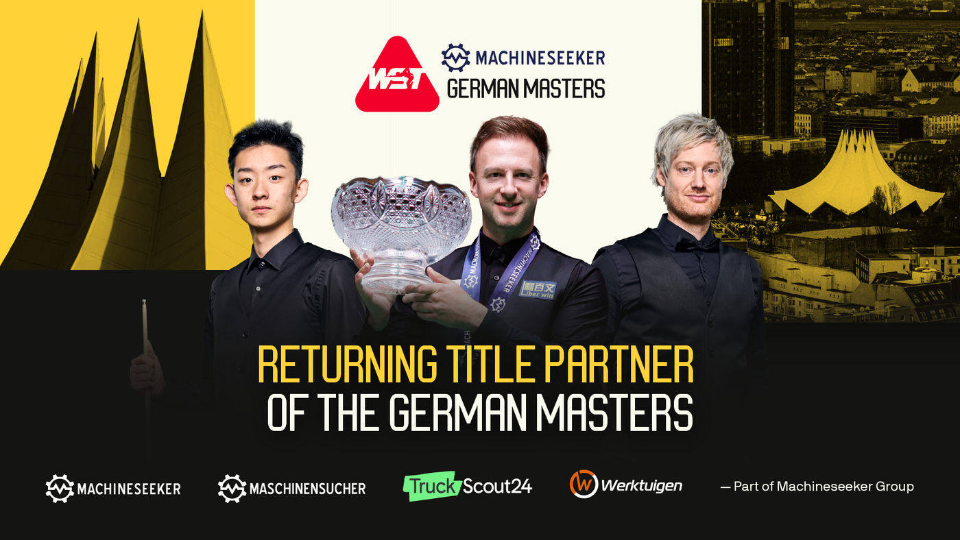 ศึก เยอรมัน มาสเตอร์ส - ยังได้ Machineseeker หนุนจัดแข่งต่อเนื่อง