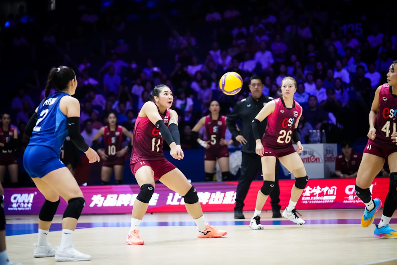 วอลเลย์บอลหญิงไทย - สู้สุดใจพ่ายหวิว จีน นัด 2 วีกแรก ศึกเนชันส์ ลีก 2026
